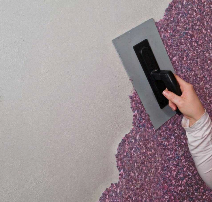 Application of liquid wallpaper
