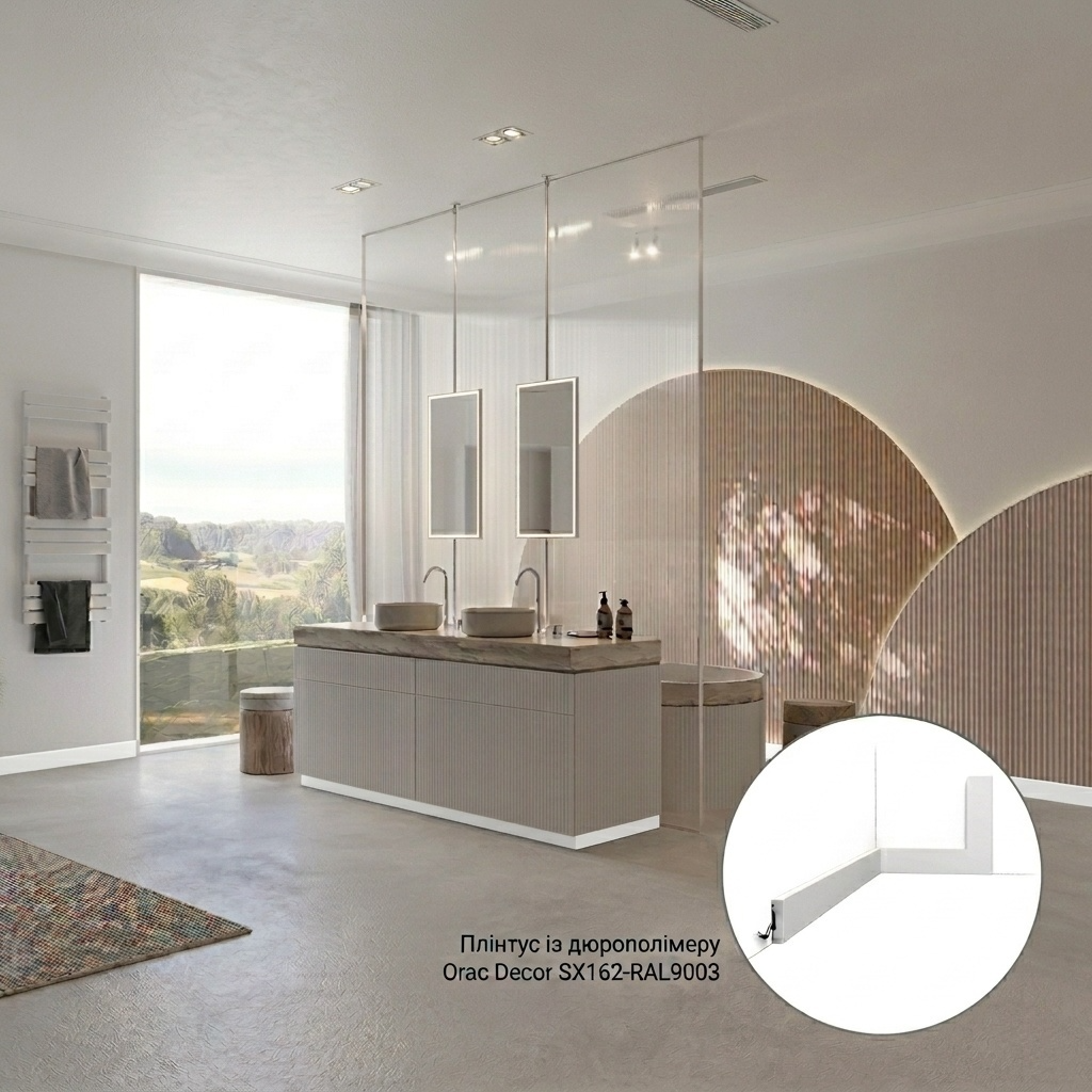 Плінтус Orac RAL9003